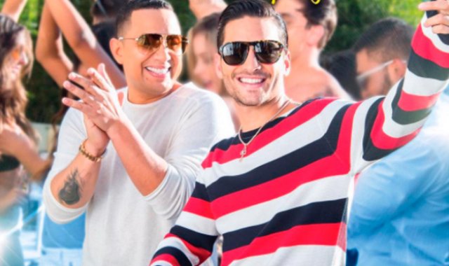 "Maluma y yo estamos locos por la canción. Cuando la terminamos, nos pusimos felices con el resultado", expresó ‘Pipe’ Peláez (izquierda). Cortesía