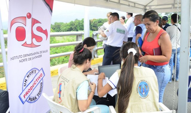 Las autoridades buscan que enfermedades como la difteria, el sarampión y la malaria, presentes en Venezuela, ingresen a Colombia. Cortesía