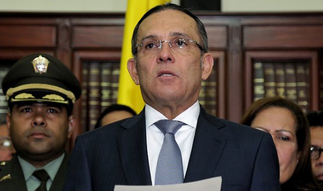 Efraín Cepeda, presidente del Congreso de la República, sostuvo que en la reunión con los partidos políticos se habló de una posibilidad de una elección indirecta en la que solo participen las víctimas. Archivo