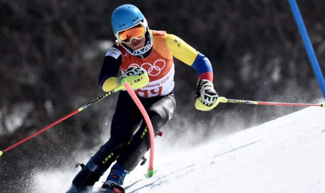 Poettoz es uno de los cuatro colombianos que viajaron a Corea del Sur para disputar los Juegos Olímpicos de Invierno de PyeongChang. Ayer terminó la participación del caleño de 19 años en las justas. Cortesía