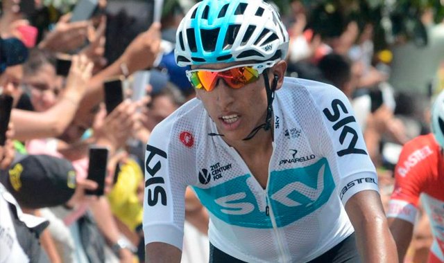 Egan Bernal, ciclista colombiano del Sky. El País