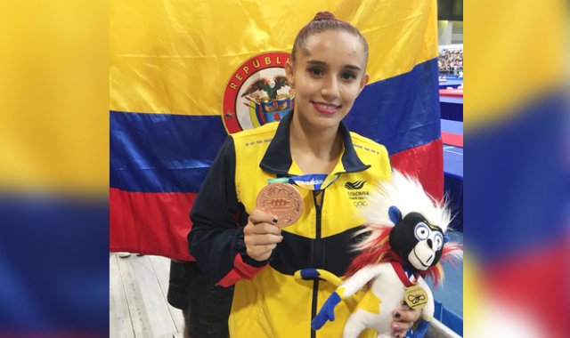 Con un puntaje total de 49.700 la bogotana quedó por detrás de la puertorriqueña Andrea Maldonado (50.050) y de la cubana Marcia Viadux (51.750), que logró el oro. Cortesía