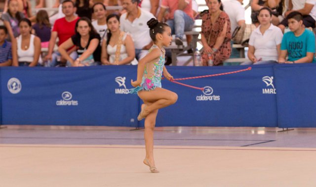 El Torneo Nacional de Niveles de gimnasia rítmica se desarrolló en el coliseo Menor Eustorgio Colmenares Baptista. Alfredo Estévez / La Opinión