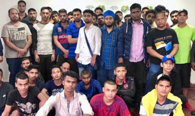 Los migrantes eran de Pakistán y Ghana, entre otros. Armada Nacional