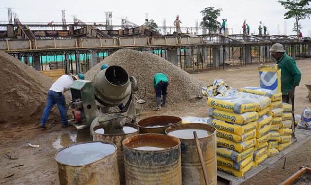 El mayor número de insumos de este tipo está destinado a obras de infraestructura y vivienda. Archivo