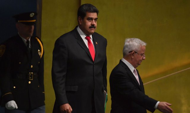 El presidente venezolano llegó este miércoles a Nueva York para participar de la Asamblea General de la ONU.  AFP