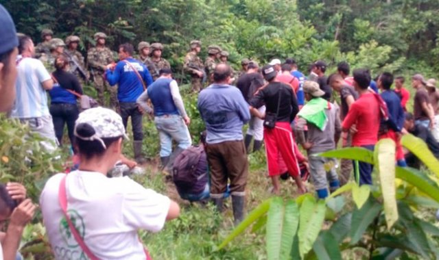 La principal exigencia de las comunidades cocaleras es que no haya erradicación forzada sino que la concertación sea la prioridad. En Cúcuta y El Zulia se estima que hay 270 hectáreas de coca. Cortesía