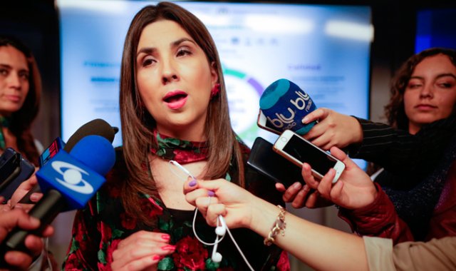 Ministra de Educación, María Victoria Ángulo. Colprensa