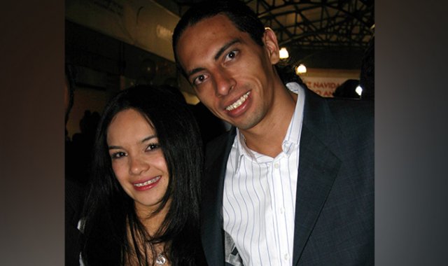 Joanne Ivette León Bermúdez y su esposo David Murcia Guzmán. Colprensa