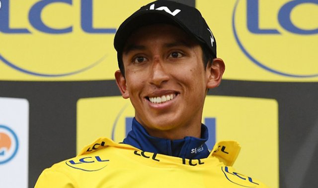 Ciclista colombiano Egan Bernal. AFP