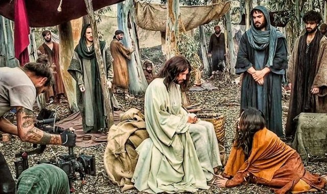 Un pasaje de la película de Jesús de Nazareth que se rodó en España y que se empezará a proyectar el 18 de abril en los cines de Colombia. En ese rodaje participa el actor cucuteño Lincoln Palomeque que encarnará el personaje del apóstol Pedro. Cortesía