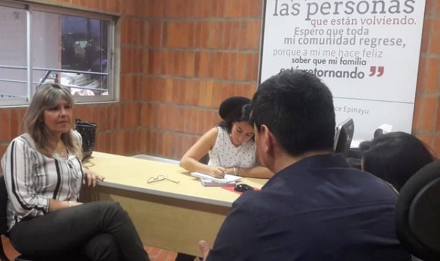 La directora de la Unidad y los representantes de la agencia internacional hicieron un recorrido por las instalaciones del centro.
 Cortesía