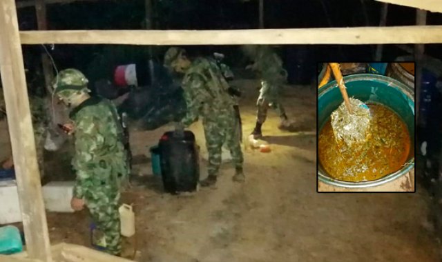 Las estructuras ilegales fueron destruidas en Tibú y El Tarra. Ejército Nacional