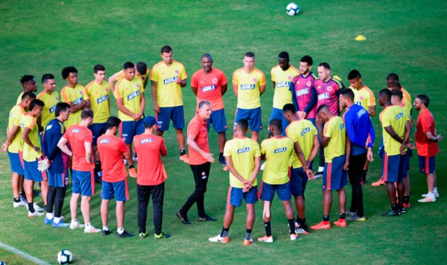 La Selección Colombia se prepara para la Copa América, su debut es este sábado. AFP