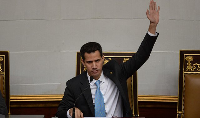 Jefe del Parlamento venezolano, Juan Guaidó. AFP