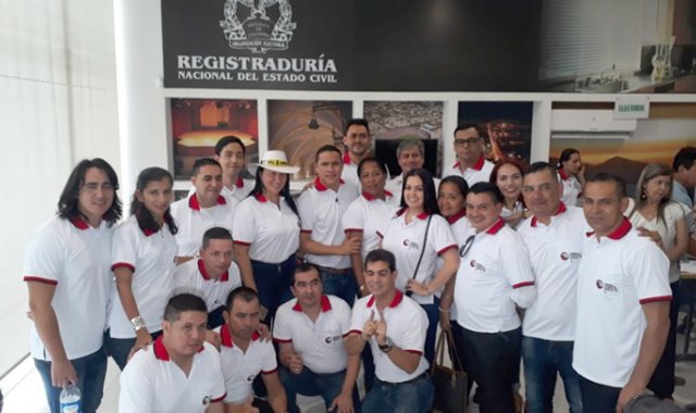 El movimiento cumplió con todos los requisitos exigidos, al validar 14.488 apoyos. Archivo