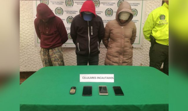 Quedó desarticulada la banda de ladrones en ese municipio. Policía Nacional