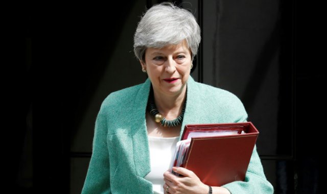 Theresa May, primera ministra británica.  AFP