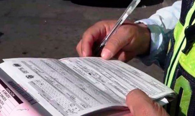 Multa de tránsito. Cortesía