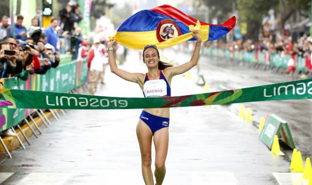 Lorena Arenas ya está clasificada a los Juegos Olímpicos de Tokio-2020. Tomada de Twitter @OlimpicoCol