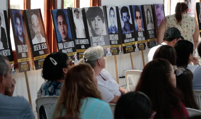 Evento sobre los desaparecidos que organizó la Fundación Progresar. En su mayoría son trabajadores informales del área metropolitana y el Catatumbo los que se encuentran desaparecidos a manos de grupos armados ilegales. Mario Franco