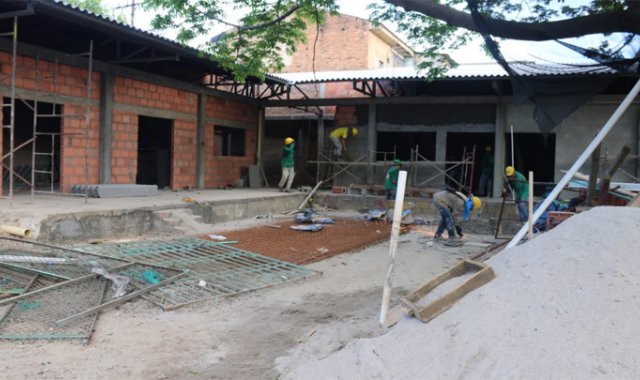 La obra se ejecuta en la calle 1 con avenida 7 y Diagonal Santander, cerca al terminal de transporte. Cortesía