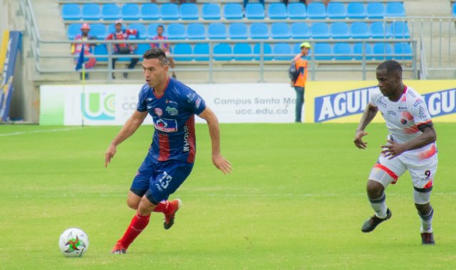 El equipo motilón derrotó 1-2 al Unión Magdalena y se aleja de la zona del descenso. Cortesía