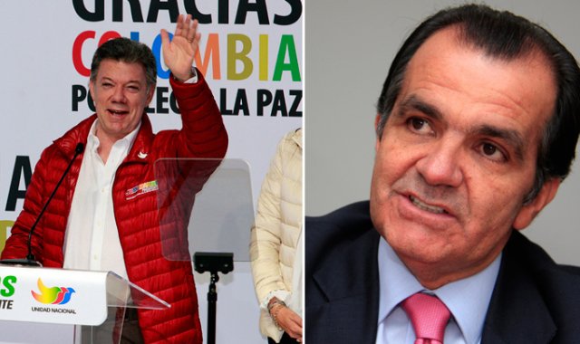 Juan Manuel Santos y Óscar Iván Zuluaga. Colprensa