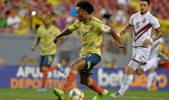 Tanto colombianos como venezolanos se preparan con miras a lo que será el inicio de la eliminatoria mundialista que comenzará en marzo de 2020. Tomada de Twitter @FCFSeleccionCol