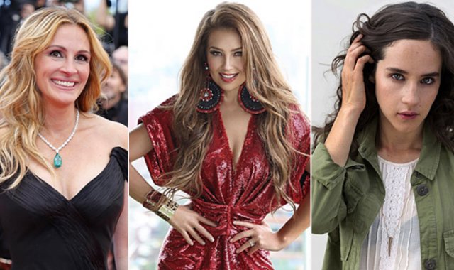 Julia Roberts, Thalia y Ximena Sariñana. Instagram