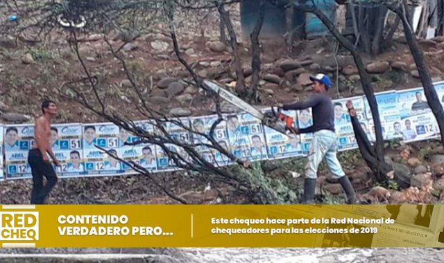 Luis Francisco Pantaleón Ortega, técnico operativo de Corponor dijo que la corporación no puede autorizar, bajo ningún punto de vista, talar árboles o despejarlos severamente para que se vea una valla ni publicitaria política, ni publicitaria comercial. Archivo