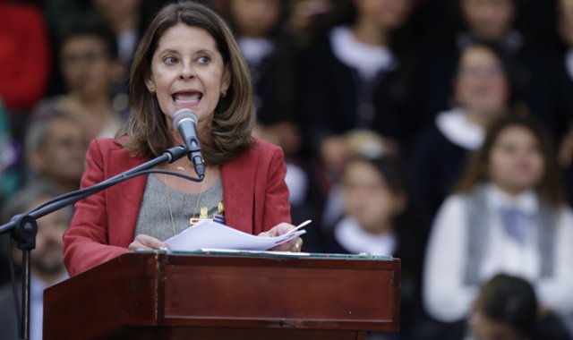 Vicepresidente de la República, Martha Lucía Ramírez. Colprensa
