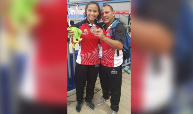 Con 16 años Nayerly Pajoy logró el bronce contra Karen Martínez, de 30 años.
Cortesía