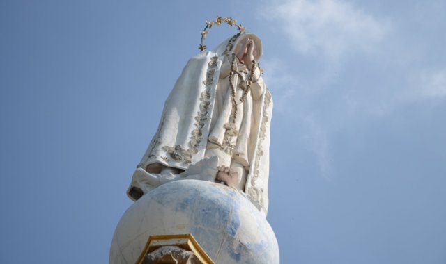 Fue construida en concreto y yeso en Europa y luego trasladada a Colombia por vía marítima. Archivo La Opinión