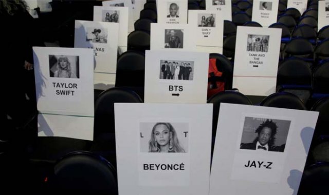 Ya están listas las ubicaciones de cada uno de los artistas invitados a los Grammys. Tomada de internet