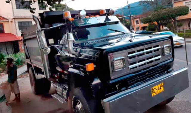 La volqueta fue recuperada y una persona capturada. Colprensa