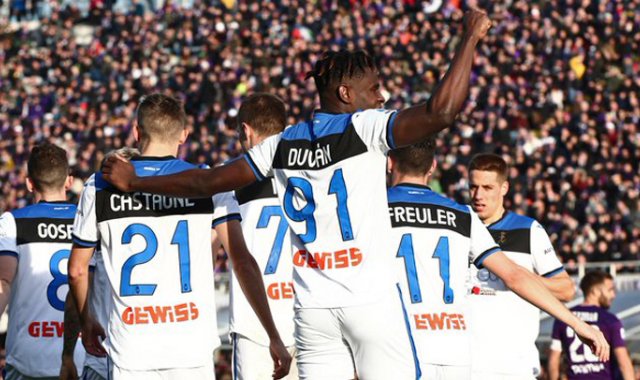 Duván Zapata marcó en el minuto 48. @Atalanta_BC