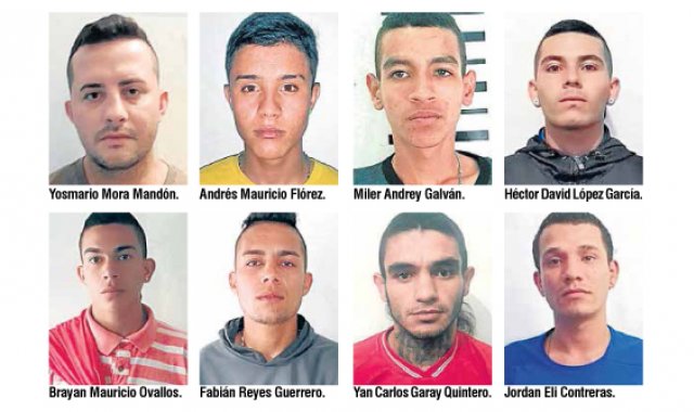 Fueron capturados por hurto agravado. Archivo