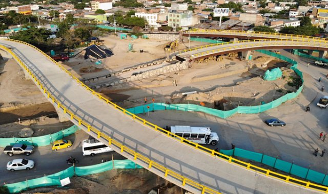 La megaobra de la intersección de la glorieta de El Indio será entregada a finales de abril. César Obando