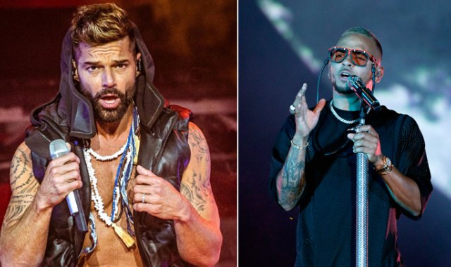 Ricky Martin / Ozuna.  AFP-Colprensa