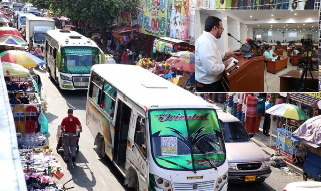 Moverse por las calles del centro resulta ser todo un calvario por la ausencia casi que absoluta de agentes de tránsito, pero también por los graves problemas de invasión del espacio público. El secretario de Tránsito, Jorge Mayid Gene Beltrán, intervino en el Concejo. César Obando