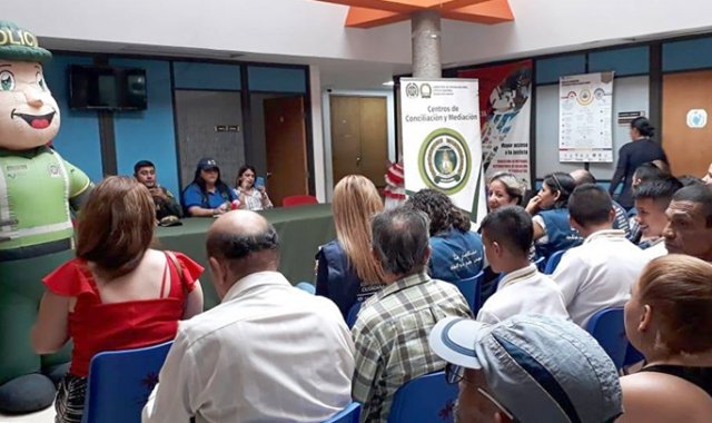 Un campaña a cargo de la Casa de Justicia de Cúcuta para mediar los conflictos que se están presentando en las comunas 3 y 4 de la ciudad. 
 Cortesía