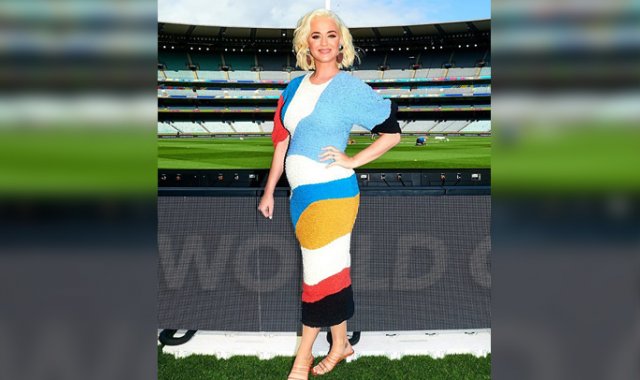 Katy Perry  estaba realmente emocionada de caminar hacia el altar embarazada.
 Instagram