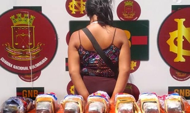 La capturada fue identificada como Carlina Esther Contreras Carrillo. Cortesía