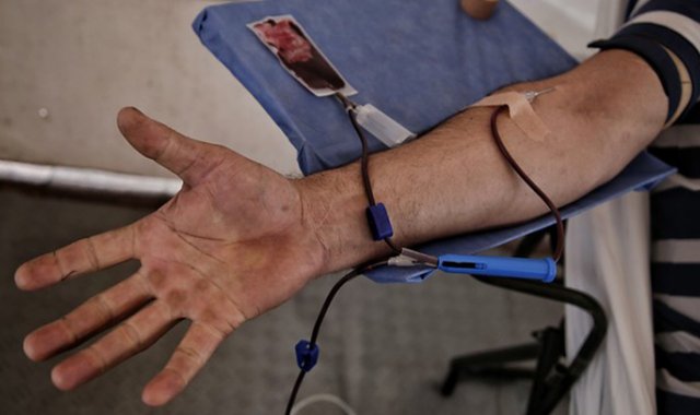 Donantes de sangre. Colprensa