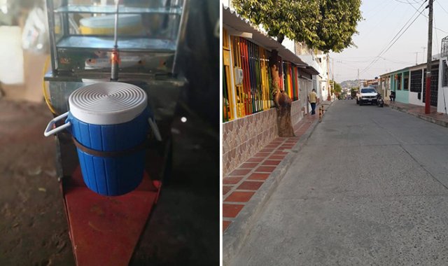 Por ahora, el carro de pasteles estará guardado en un garaje.  Cortesía