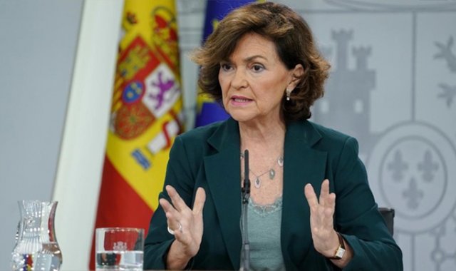 Carmen Clavo, vicepresidenta de España. Tomada de Twitter