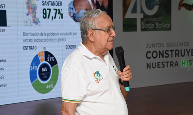Carlos Corredor Pereira, vicerrector de la sede Cúcuta, añadió que el programa doctoral es el peldaño que faltaba para cumplir con su misión fundante de ser una casa de estudios incluyente. Cortesía
