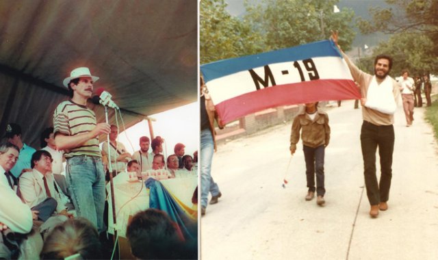 Carlos Pizarro tenía serias opciones de llegar a ser presidente de Colombia durante las elecciones de 1990. Lideró al M-19 en su proceso de negociación con el gobierno de Virgilio Barco.
Archivo