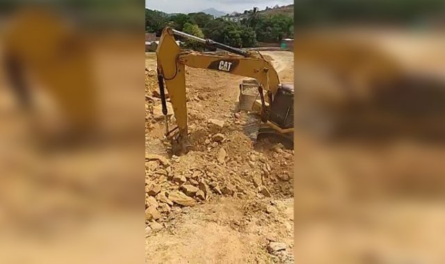 El hecho se registra en el barrio Santander. 
 Captura de video